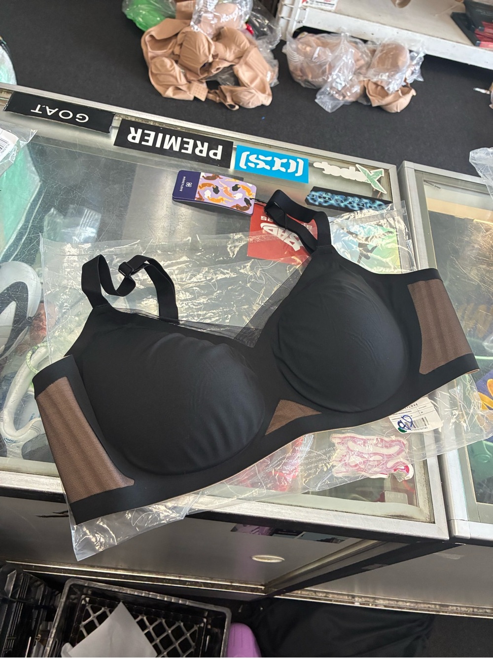 Womenβs Honeylove LiftWear Crossover Bra Black New Sz 2X+ NWT